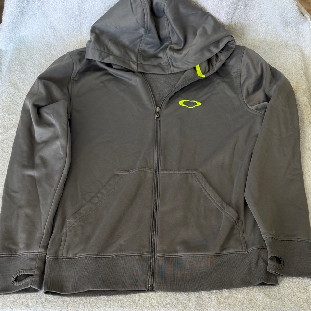 Oakley Gray Hoodie Jacket